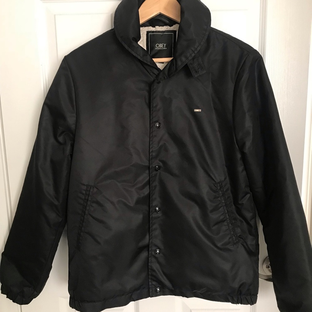 Obey Jacket Black